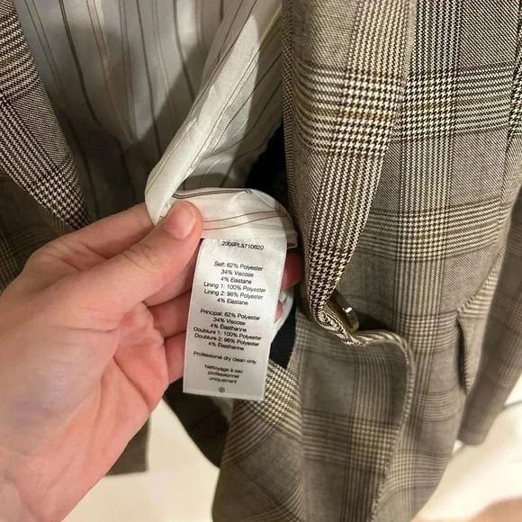 Veronica Beard Dickey Long Tailored plaid Jacket/ blazer US 4 - Picture 13 of 14